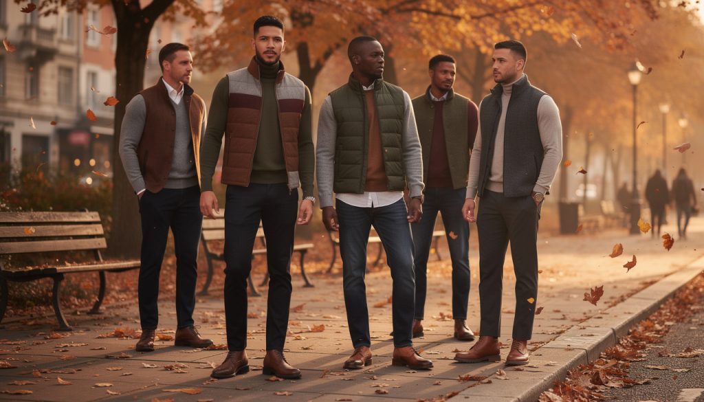 découvrez les dernières tendances automne/hiver pour les gilets homme et adoptez un style chaud et élégant cette saison.