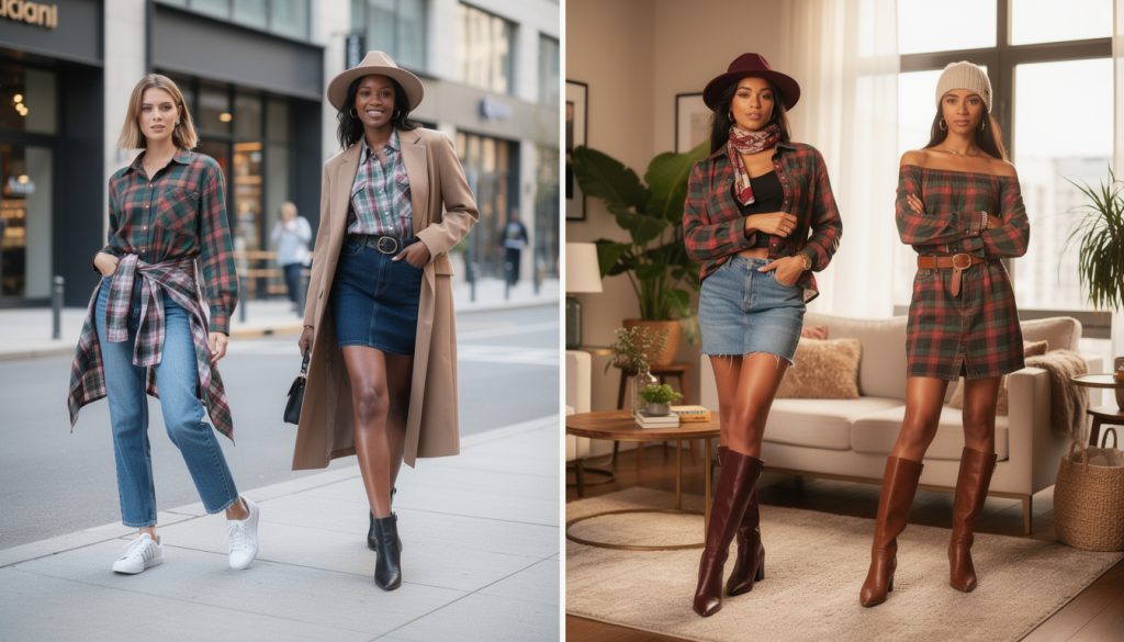 découvrez comment porter des chemises à carreaux pour femmes avec style. inspirez-vous de nos idées de tenues et tendances pour un look moderne et tendance.