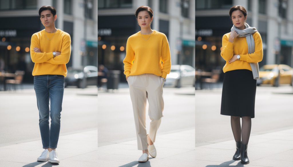 découvrez nos conseils mode pour bien porter le pull jaune et apporter une touche lumineuse à votre tenue avec style et élégance.