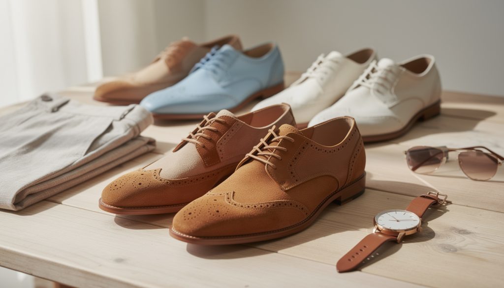 découvrez les dernières tendances printemps/été des chaussures derby pour homme, alliant élégance et confort pour un style raffiné et moderne.