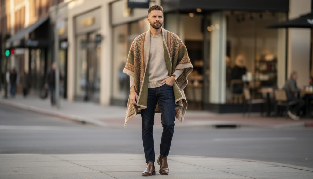 découvrez si le poncho homme reste une pièce tendance dans la mode actuelle et comment l'adopter avec style en toutes occasions.