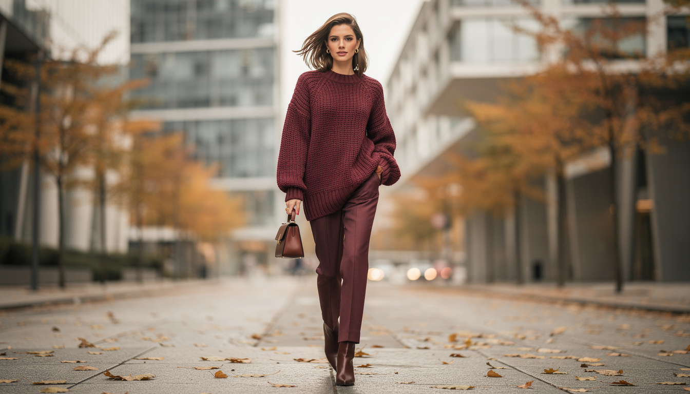 découvrez nos conseils pour bien assortir un pull bordeaux femme et créer des looks élégants et tendance en toute saison.