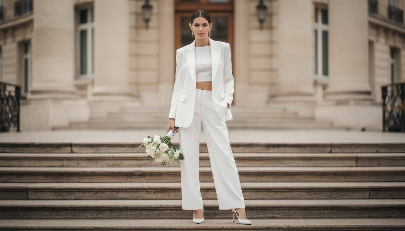 découvrez 4 robes blanches élégantes et parfaites pour sublimer votre mariage civil avec style et simplicité.