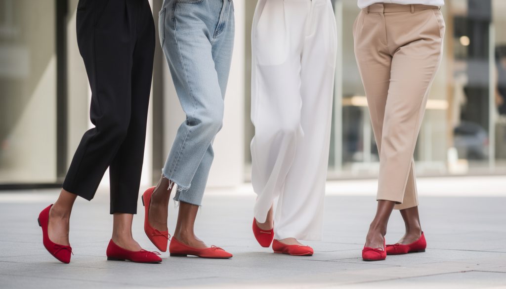 découvrez quels pantalons associer avec des ballerines rouges pour un look tendance et élégant. conseils mode pour sublimer vos chaussures préférées.