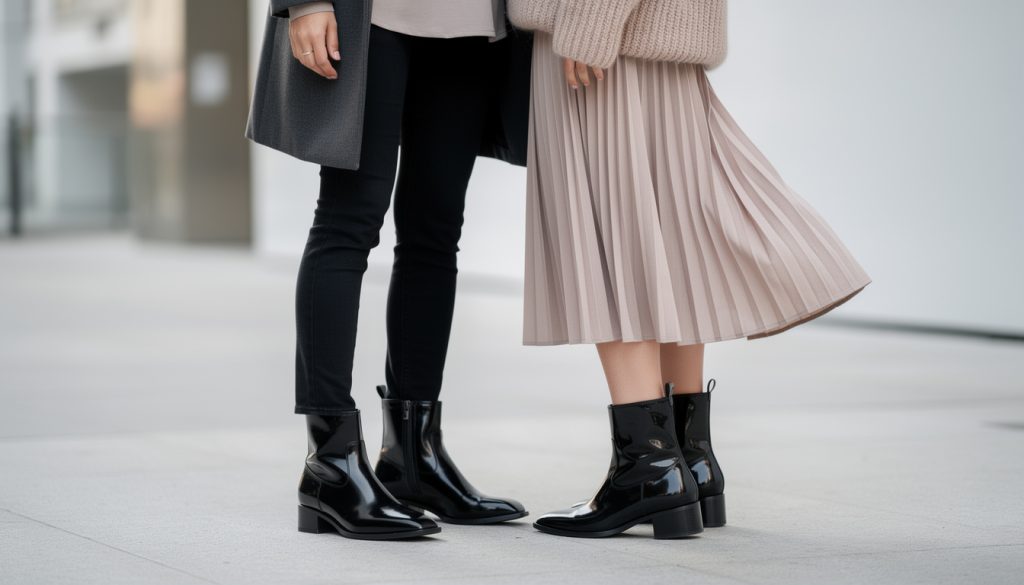 découvrez nos conseils mode pour porter des bottines femmes vernis noires avec style et élégance en toutes occasions.