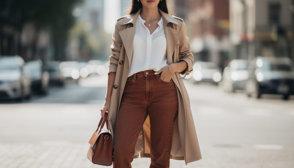 découvrez nos conseils de style pour porter le jean marron femme avec élégance. astuces mode et idées d'associations pour un look tendance et chic au quotidien.