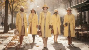 découvrez comment intégrer le jaune pâle dans vos tenues automne/hiver avec les dernières tendances mode pour un style lumineux et élégant.