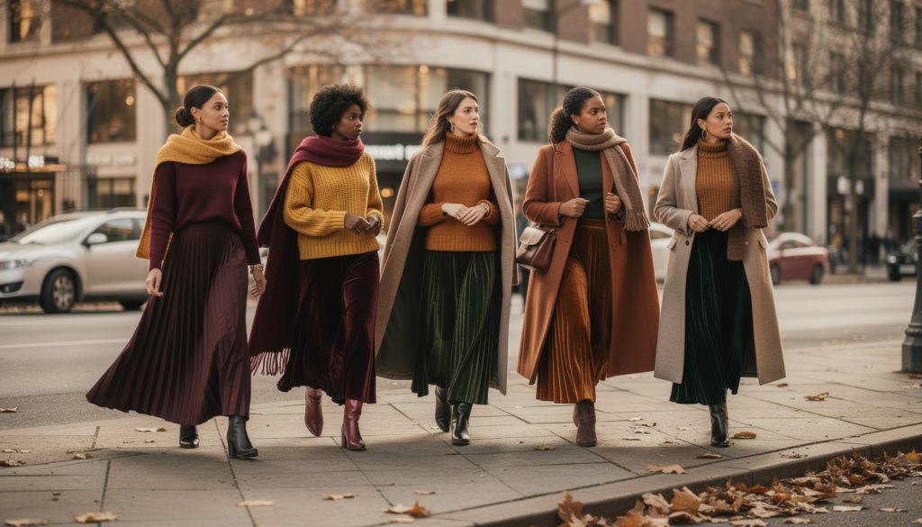 découvrez les tendances automne/hiver 2024 des jupes longues pour femme et adoptez un style élégant et confortable cette saison.