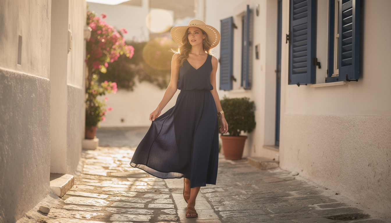 découvrez comment porter une robe bleu marine en été avec style grâce à notre guide complet. astuces de mode, associations de couleurs et conseils pour un look estival élégant et confortable.