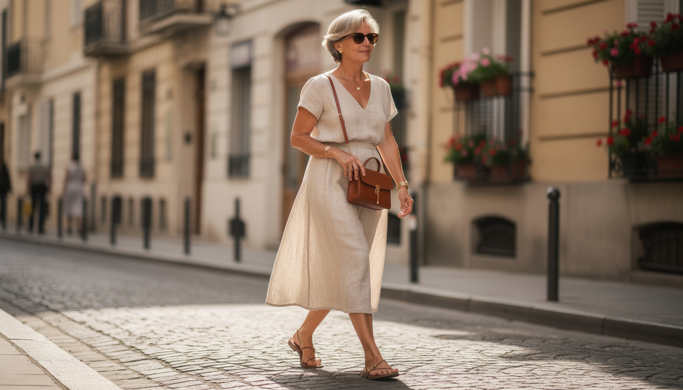 découvrez notre sélection de robes d'été élégantes et confortables spécialement conçues pour les femmes de 60 ans, alliant style et douceur pour la saison estivale.
