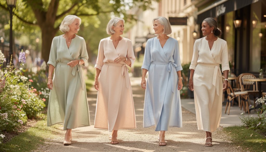 découvrez notre sélection de robes d'été élégantes et adaptées aux femmes de 60 ans, alliant confort, style et tendance pour une saison estivale réussie.