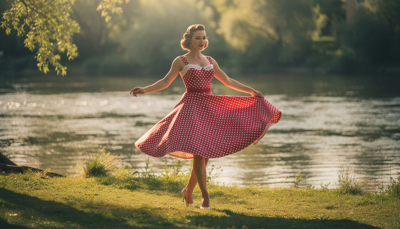 découvrez notre sélection de tenues guinguette pour femme et adoptez un style rétro vintage élégant et authentique, parfait pour vos sorties et événements.