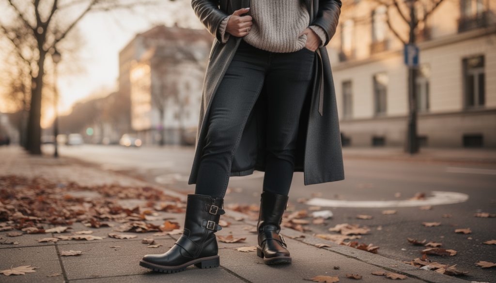 découvrez les tendances automne/hiver des bottines motardes pour femme, alliant style et confort pour affronter la saison avec élégance.
