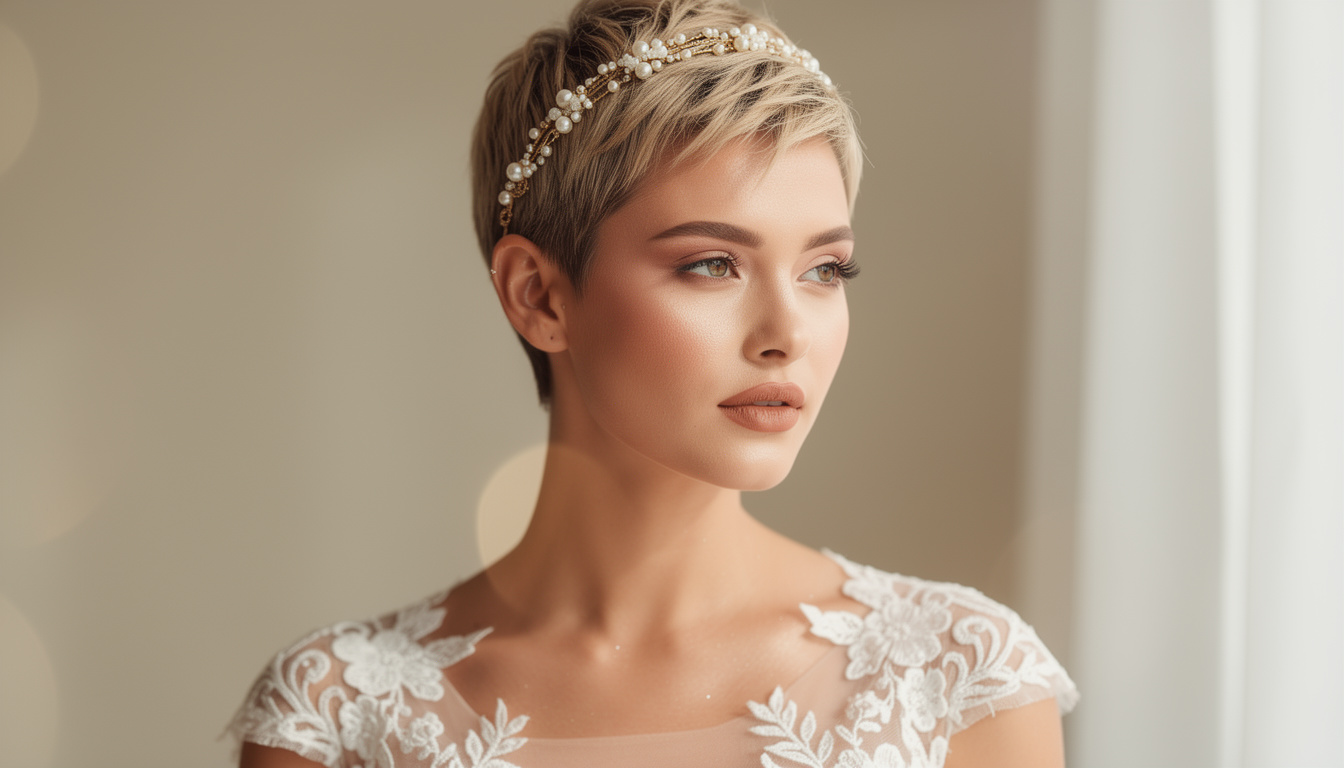 découvrez nos idées et conseils de coiffures pour cheveux courts, parfaites pour sublimer votre look lors de votre mariage.