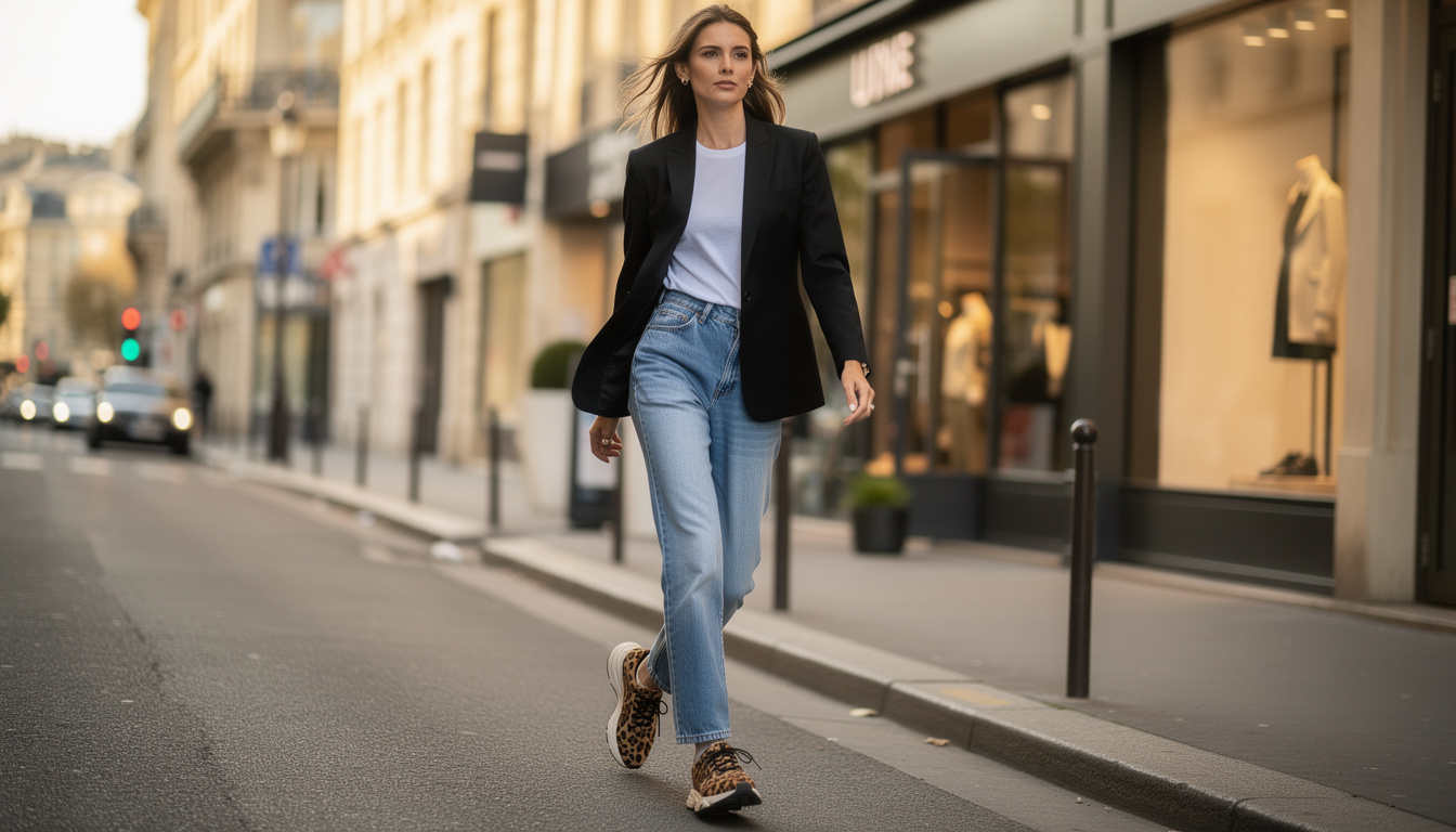 découvrez comment intégrer les baskets léopard à votre garde-robe avec nos idées de style tendance pour un look audacieux et chic au quotidien.