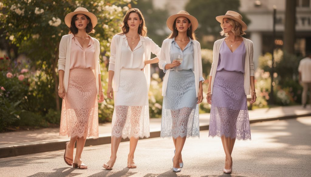 découvrez les tendances printemps/été des jupes en dentelle à adopter pour un style élégant et féminin cette saison. inspirez-vous de nos conseils mode incontournables.