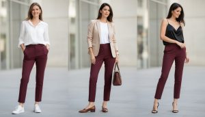découvrez comment porter un pantalon bordeaux pour femme avec style et élégance. nos conseils mode pour associer cette pièce tendance à votre garde-robe.