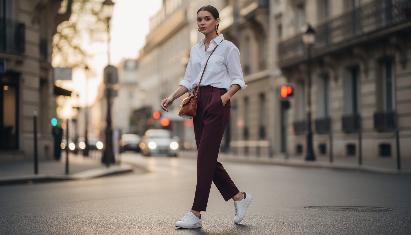 découvrez comment adopter le pantalon bordeaux pour femme avec style, astuces de mode et idées de tenues pour toutes les occasions.