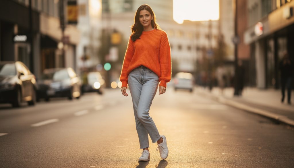 découvrez nos conseils mode pour porter un pull orange avec style et élégance. astuces pour associer les couleurs et créer des tenues tendances.
