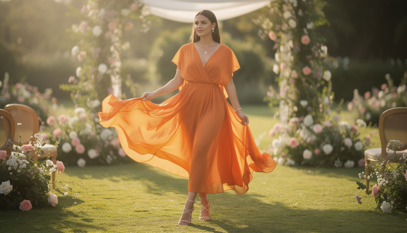 découvrez nos conseils pour choisir les chaussures parfaites à porter avec une robe orange pour un mariage, alliant style et élégance.