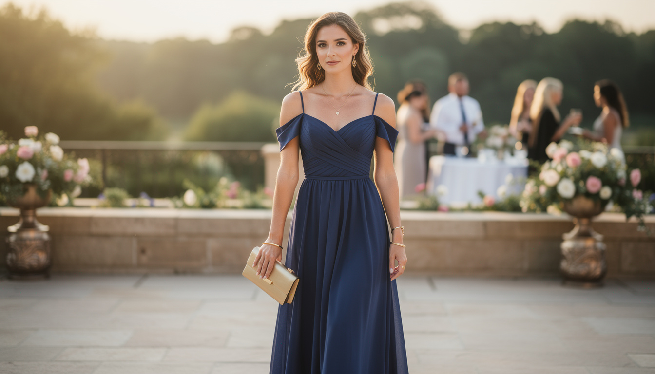 découvrez comment associer une robe bleue pour un mariage avec les accessoires et couleurs parfaits pour un look élégant et harmonieux.