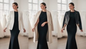 découvrez nos conseils pour choisir la veste idéale à porter avec une robe noire lors d'un mariage, alliant élégance et confort.