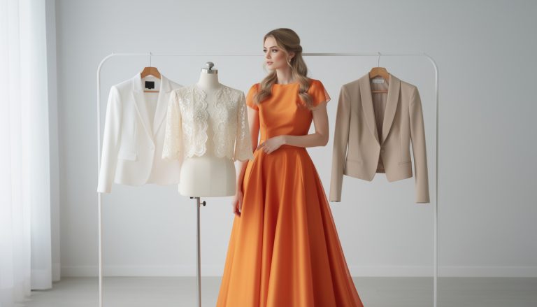 découvrez quelles vestes choisir pour sublimer une robe orange lors d'un mariage et créer un look élégant et harmonieux.