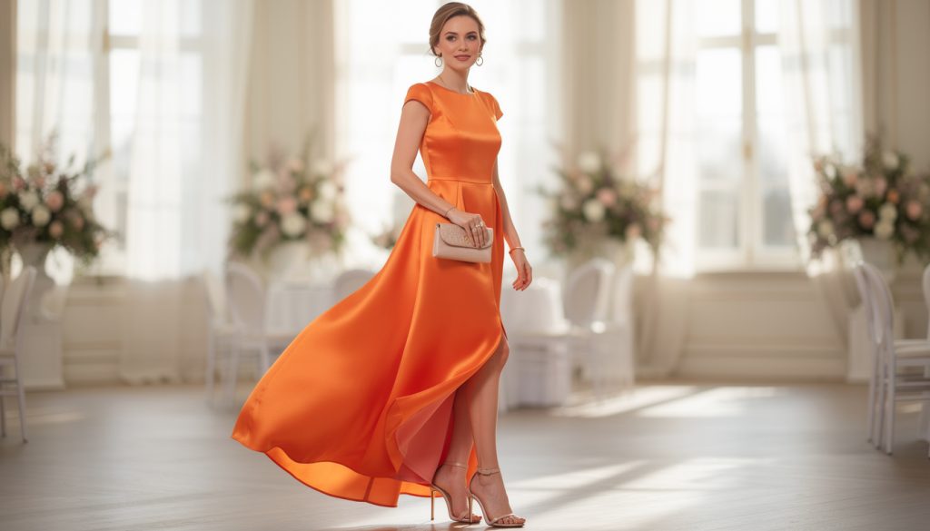 découvrez des idées élégantes pour porter une robe orange lors d'un mariage et faites sensation avec style et originalité.