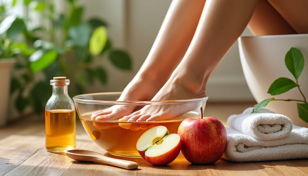 découvrez les bienfaits d'un bain de pieds au vinaigre de cidre, ses vertus pour soulager la fatigue, éliminer les odeurs et améliorer la santé des pieds, ainsi que nos conseils simples pour bien le préparer chez vous.