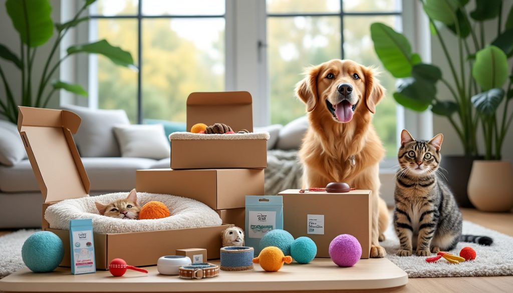 découvrez quelle box pour animaux de compagnie est la mieux adaptée pour gâter votre chien ou chat avec des produits de qualité et des surprises chaque mois.